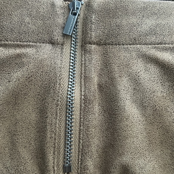 BCBGMAXAZARIA MOCHA FAUX SUEDE PANTS - Picture 5 of 7